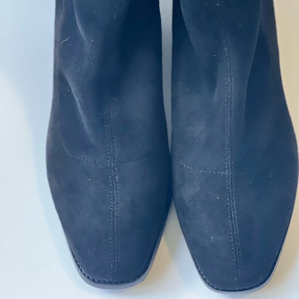 Aldo Women’s Black Zipper Back Boots - 7.5 - Picture 4 of 11